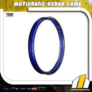 TDR Racing Alloy Rim W WX Shape 2 Tone - Black/Blue