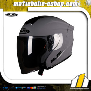 NJS Kairoz Helm Open Face - Stone Grey