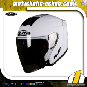 NJS Kairoz Helm Open Face - White