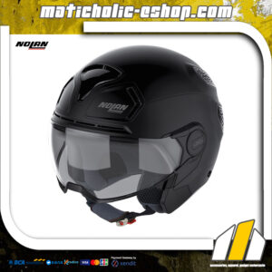 Nolan N30-4 T CLASSIC 10 Jet Motorcycle Helmet - Matt Black