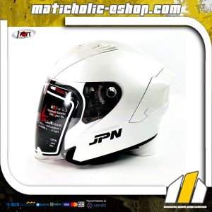 JPN KYOSHI Helm Open Face - White Glossy